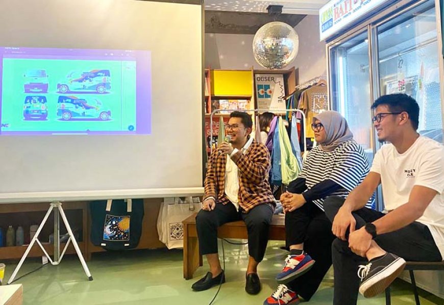 Kolaborasi JNE Bersama Tab Space dan Grammars di Bandung