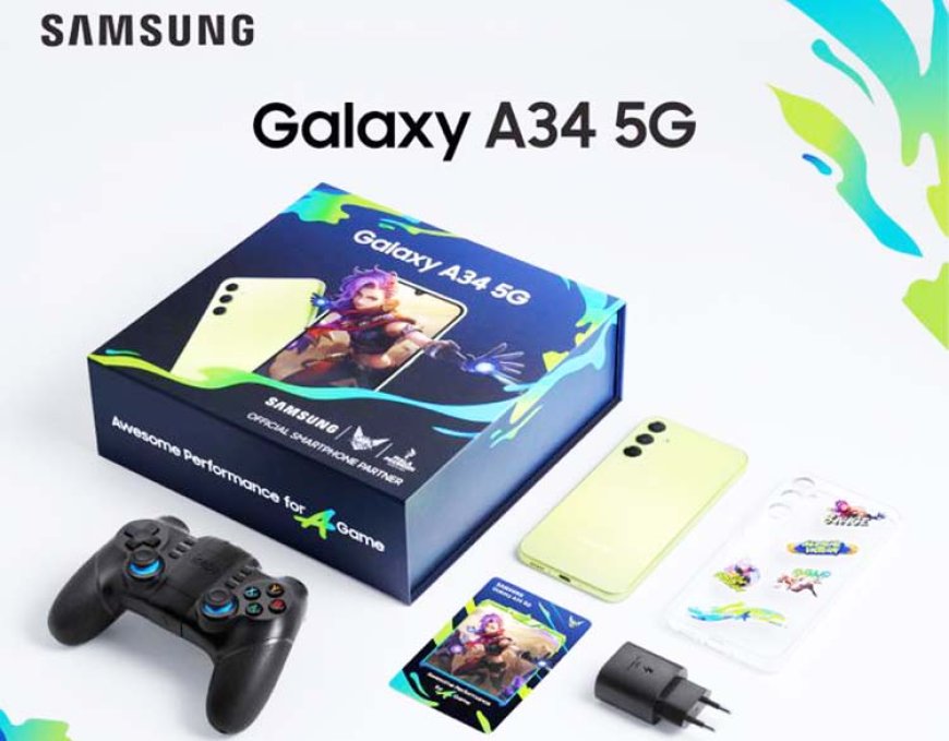 Warna Baru, Samsung Galaxy A34 5G Dibandling Dengan Paket Gaming
