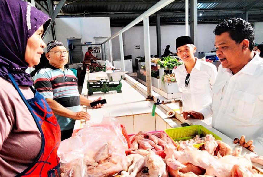 Ketua Pepera Sambangi Pasar Potrojayan, Melihat Langsung Kondisi Pedagang