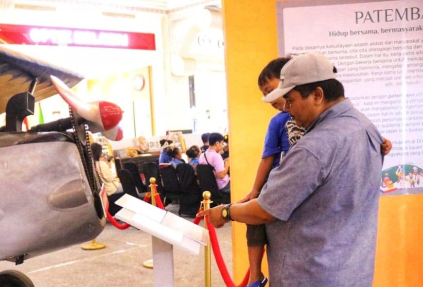 Pesawat RI-X WEL Koleksi Muspusdirla Jadi Magnet di Ajang Jogja Museum Expo 2023
