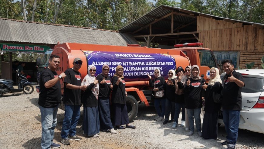 600 KK Warga Kalurahan Terong Bantul Krisis Air Bersih