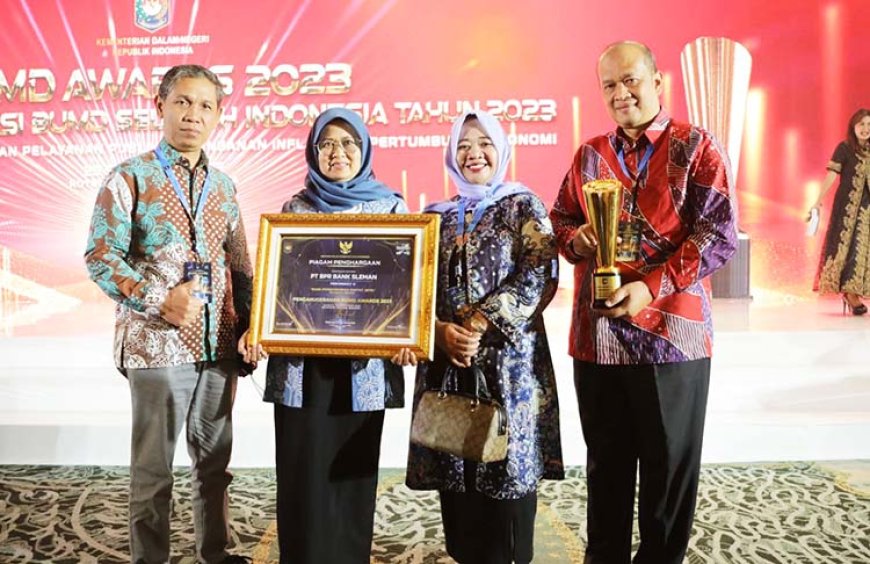 BUMD Sleman Raih Penghargaan BUMD Awards 2023, Ini Kategorinya