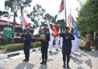 KPU Sleman Terima Estafet Bendera Kirab Pemilu 2024 dari KPU Klaten
