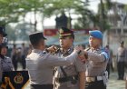 Jabatan Kasat Reskrim dan Kasat Lantas Polres Purworejo Diserahterimakan