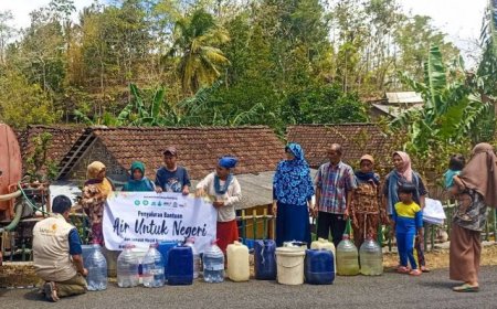 Air Sejumlah 203 Tangki Tersalurkan ke Gunungkidul