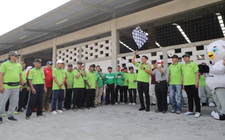 Minimalisir Konflik Pemilu, 180 Peserta Mengikuti Jalan Sehat Nusantara