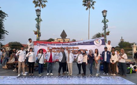 Dari Titik Nol Yogyakarta FPMI DIY Gaungkan Pemilu Damai dan Berintegritas