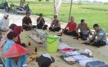 Doa Bersama di Persawahan, Warga Krecek Delanggu Mensyukuri Hasil Panen