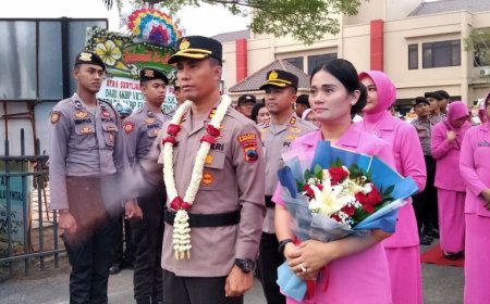 Pisah Sambut Kapolres Purworejo, Keduanya Satu Angkatan Akpol 2004