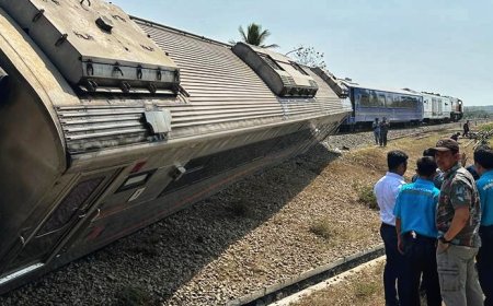 KA Argo Semeru Anjlok di Kulonprogo, Empat Penumpang Luka-luka