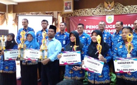 Jangan Dimaknai Rutinitas, Ini Pemenang Lomba Upacara se-Kabupaten Bantul