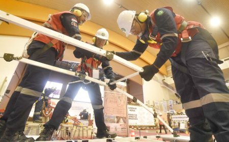 Peserta KJI 2023 Merancang Jembatan yang Efektif dan Efisien