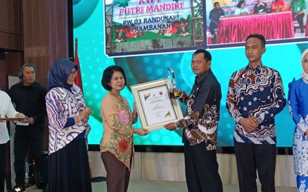 Desa Randusari Prambanan Juara Nasional Lomba Desa Pangan Aman