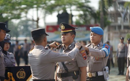 Jabatan Kasat Reskrim dan Kasat Lantas Polres Purworejo Diserahterimakan
