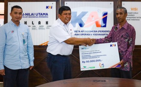 Tiga Desa di Gunungkidul Terima Bantuan dari PT KAI Daop 6 Yogyakarta