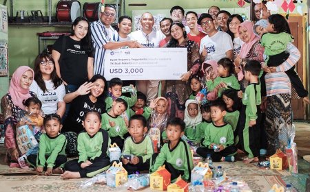 Peduli Generasi Muda, Hyatt Regency Yogyakarta Salurkan Donasi Sebesar USD 43.000