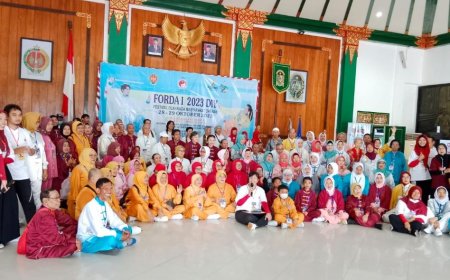 ATNI DIY Sukseskan Forda I 2023 dengan Lomba Taijiquan