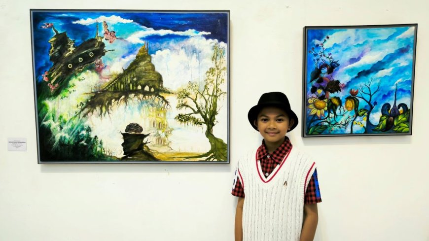 Sanggar Daun Jawa Timur dan Komunitas Gores Warna Jogja Pameran Seni Rupa Bersama