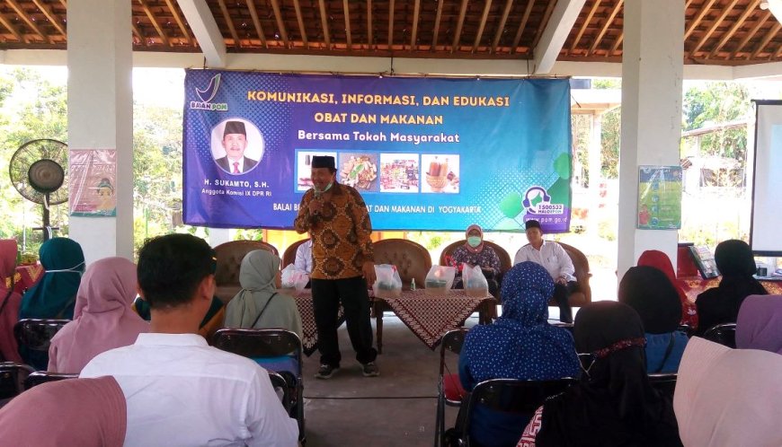Bersama Badan POM, Anggota DPR RI Sukamto Beri Edukasi Cara Cerdas Pilih Obat dan Makanan