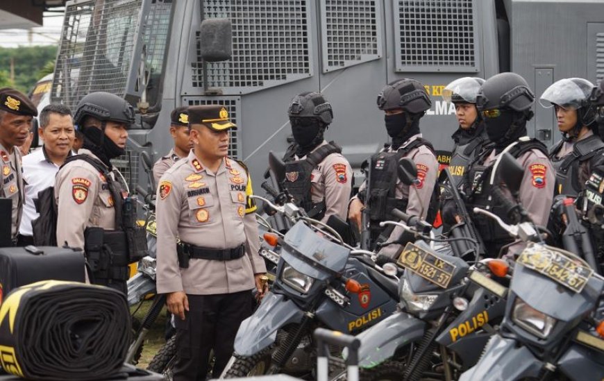 141 Anggota Polres Kebumen Siap Ditugaskan Kapan pun di Bawah Kendali Kapolda Jateng