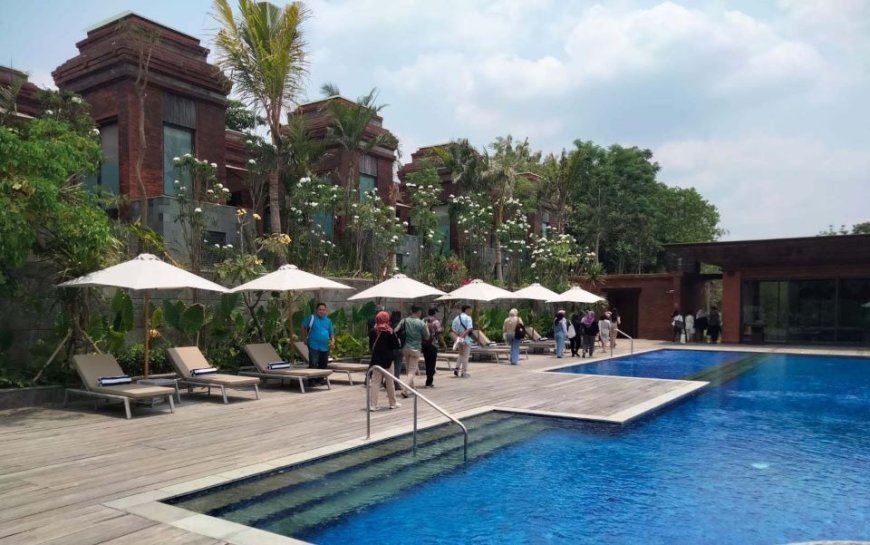 Damai dan Tenang, Resort Berarsitektur Jawa Kuno Ini Lokasinya Tak Jauh dari Pemkab Sleman