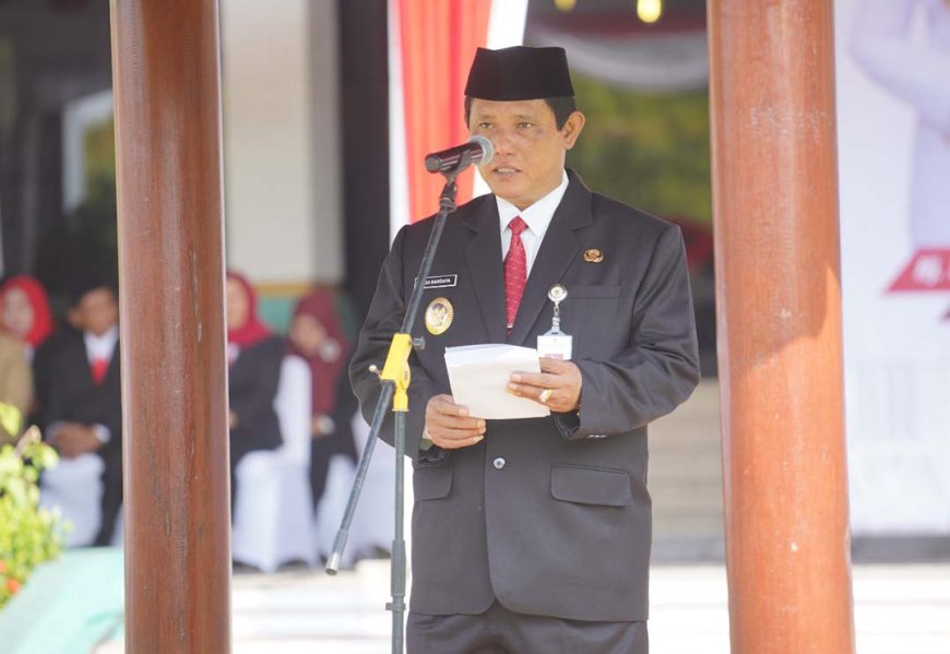 Pimpin Upacara Sumpah Pemuda, Wabup Ingatkan Soal Siskamling