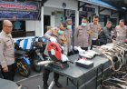 Sejumlah 1.790 Knalpot Motor Brong di Kebumen Dimusnahkan