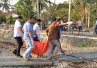 Pria Paruh Baya Terseret KA Taksaka di Brondongrejo