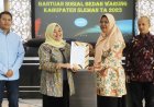 Pemkab Launching Bansos Bedah Warung Kelontong, Penerimanya 68 Orang