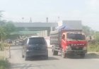 Debu Proyek Jalan Tol Jogja-Solo Juga Kotori Jalan Provinsi