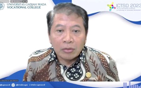 Sekolah Vokasi UGM Gelar ICTSD 2023, Bahas Inovasi Teknologi untuk Pembangunan Berkelanjutan