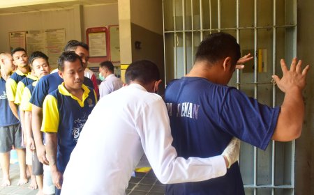 TNI, Polri dan BNN Bergabung, Lapas Sleman Geledah Hunian WBP