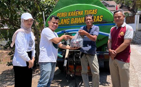 PT Saraswanti Indoland Development Kirim Air Bersih ke Empat Desa di Gunungkidul