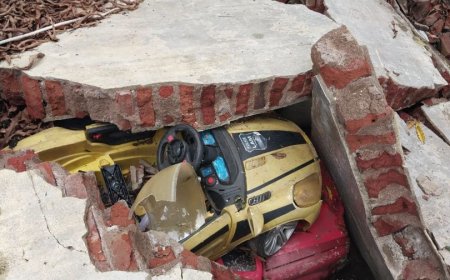 Rumah Tertimpa Tebing Longsor, Tidak Ada Korban Jiwa