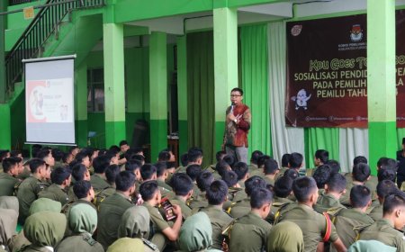 KPU Purworejo Gelar Sosialisasi di SMK VIP Ma’arif NU 1 Kemiri