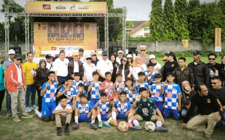 Digelar Turnamen Sepak Bola KBPP Polri, Cetak Generasi Muda Berprestasi