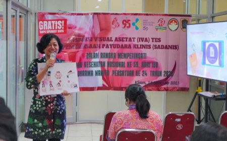 DWP Klaten Menggelar Tes IVA dan Pemeriksaan Sadanis Gratis