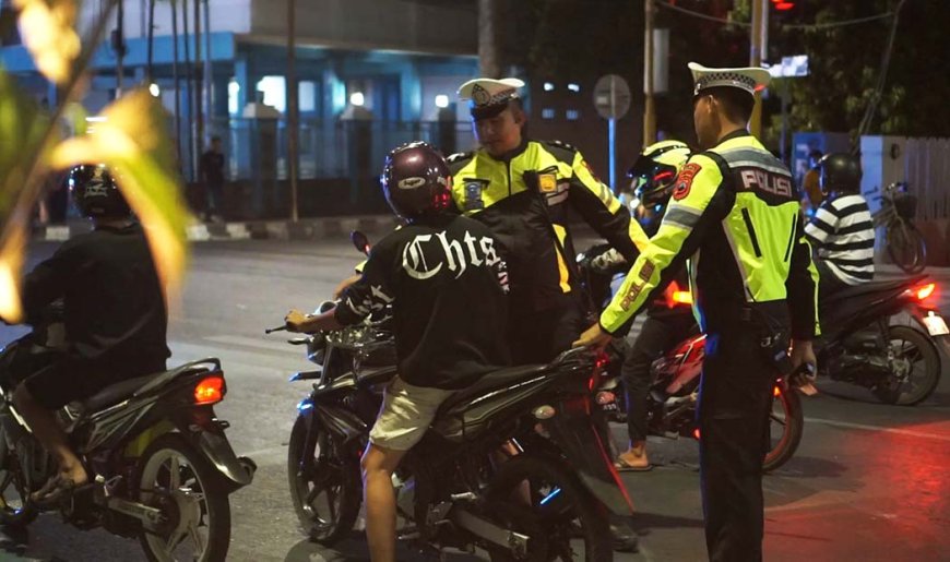 Polisi Sita Sepeda Motor Berknalpot Brong, Bisa Diambil Kalau Sudah Diganti