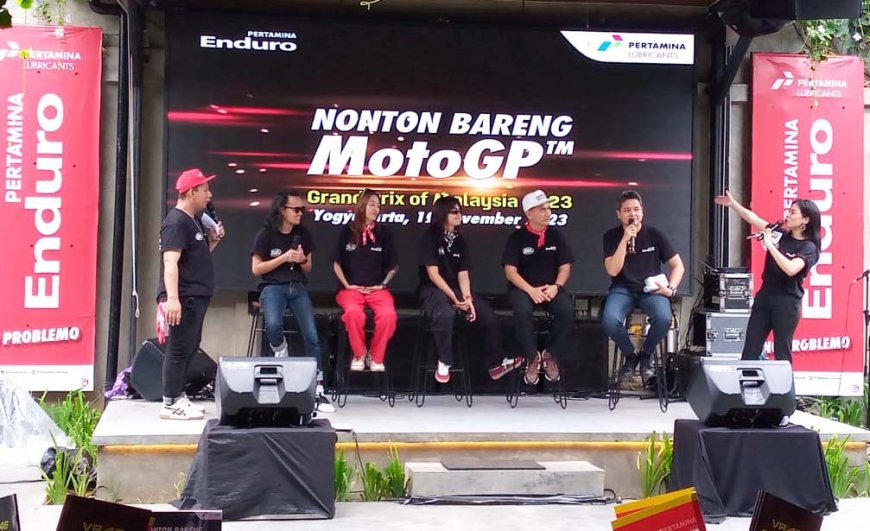 Ratusan Pecinta Otomotif Nonton MotoGP Bareng Pertamina Lubricants