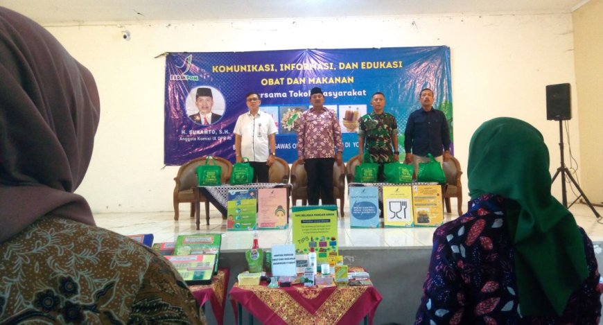 Bersama Badan POM, Anggota DPR RI Sukamto Beri Edukasi Warga Tamanmartani Sleman