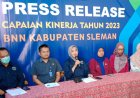 BNNK Sleman Rahab 119 Orang Penyalahguna Narkoba Selama 2023
