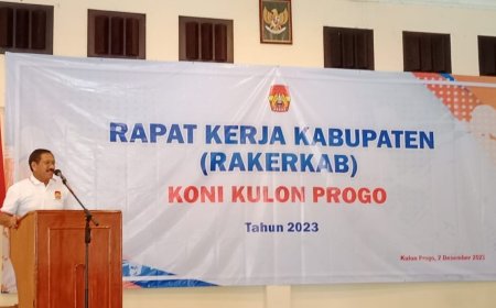 Rakerkab KONI Kulonprogo sebagai Ajang Membangun Sinergi Program Tahun 2024