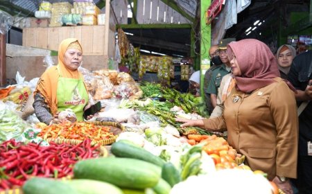 Bupati Sleman Memastikan Stok Bahan Pokok Aman
