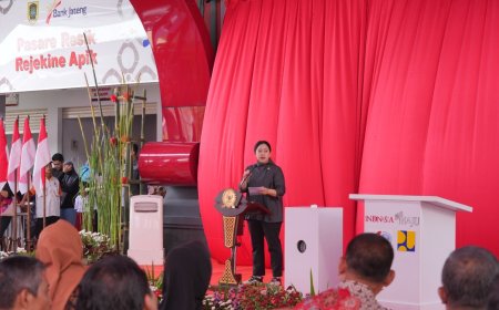 Puan Maharani Meresmikan Pasar Gedhe Klaten