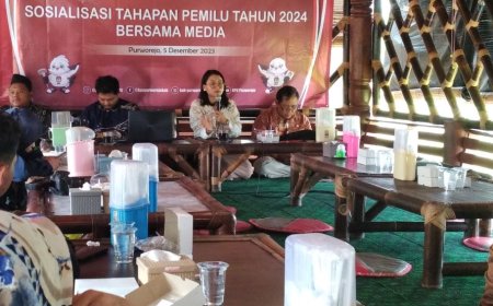 KPU Purworejo Gelar Sosialisasi Tahapan Pemilu 2024