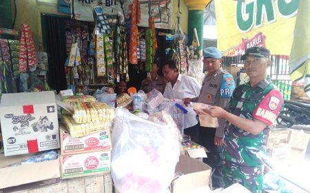 Sidak Pasar Wedi, Tim Gabungan Temukan Makanan Kedaluwarsa
