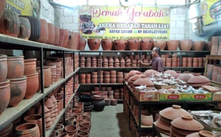 Gerabah Gebangsari Kebumen Tersaingi Produk Plastik