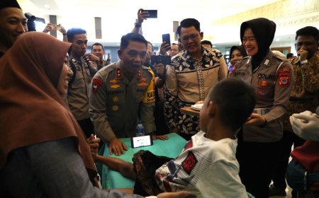 Sunat Bareng Polisi Diikuti 203 Anak