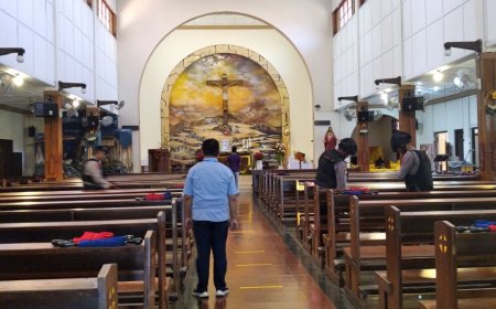 Polres Purworejo Sterilisasi Gereja agar Umat Kristiani Nyaman Beribadah