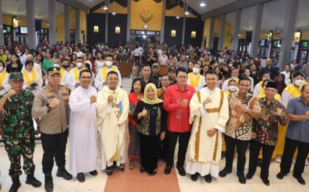 Forkompimda Sleman Mengunjungi Sejumlah Gereja